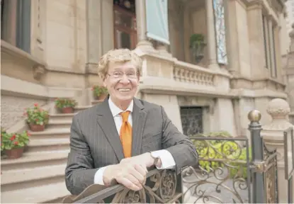  ?? SUN-TIMES FILE ?? Richard Driehaus outside the Driehaus Museum in 2012.