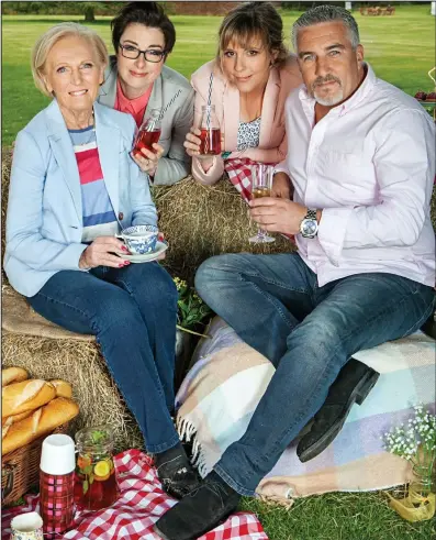  ??  ?? Loyal: Stars Mary Berry, Sue Perkins, Mel Giedroyc and Paul Hollywood wanted to stay on the BBC