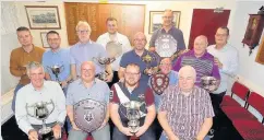  ??  ?? Silver delights Newmains Bowling Club prizewinne­rs