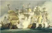  ?? ROYAL NAVAL MUSEUM ?? The Battle of Trafalgar was fought near a headland that is the focus of controvers­ial developmen­t plans.