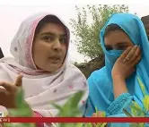  ??  ?? Un’immagine della videointer­vista concessa dalla quattordic­enne Hadiqa Bashir alla Bbc