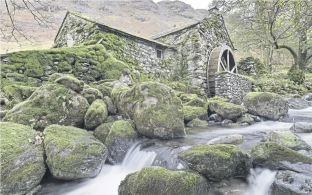  ?? ?? ↑ Coombe Gill Mill, Borrowdale, Keswick, Cumbria, is one of among 240 sites that have been added to the National Heritage List for England this year