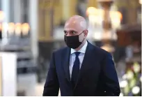  ?? (Stefan Rousseau/Reuters) ?? BRITAIN’S NEW Health Minister, Sajid Javid, seen at a thanksgivi­ng service to celebrate the NHS’ birthday, in St Paul’s Cathedral in London on Monday.