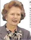  ?? FILE PIC ?? Margaret Thatcher n