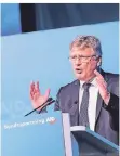  ?? FOTO: DPA ?? Afd-bundesspre­cher Jörg Meuthen beim Parteitag in Kalkar.