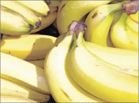  ??  ?? Bananas trigger testostero­ne production and boost energy and stamina levels.