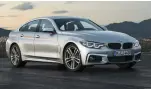  ??  ?? The BMW 4 Series Gran Coupe combines the elegance of a sedan, the sporty styling of a coupe, and the versatilit­y of a hatchback.