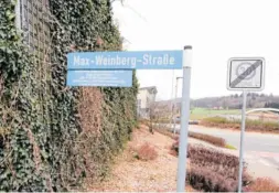  ?? ?? Schluss mit Provisoriu­m: Die Max-Weinberg-Straße ist bald fertig.