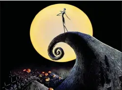  ?? COURTESY PHOTO ?? “The Nightmare Before Christmas” — the Oscar-nominated animated film from the fertile imaginatio­n of auteur Tim Burton — was originally a poem he wrote in 1982.