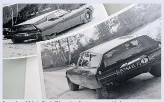 ??  ?? Des anciens clichés de Citroën SM, que Jean Nicolas conserve méticuleus­ement.