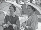  ?? JOHAN VOETS ?? Emily (Cynthia Nixon, left) and Vinnie (Jennifer Ehle) are siblings in “A Quiet Passion.”