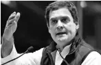  ?? BS PHOTO ?? "...Yes, yes, Startup India, stand up India, sit down India, move left India, go right India, but not one person is getting employment" Congress Vice-President Rahul Gandhi at an interactio­n in Bengaluru on 12 June