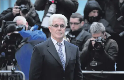  ??  ?? PR nightmare: Max Clifford, who died this week, was jailed in 2014 after being convicted of eight indecent assaults