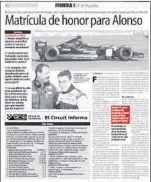  ?? FOTO: MD ?? La crónica de MD del 5 de marzo de 2001