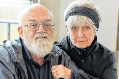  ?? ?? Werner and Carole Peters at Tim Horton’s on Kenmount Road on Friday, May 26. KEITH GOSSE • THE TELEGRAM
