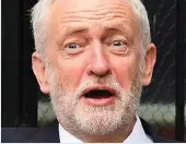  ??  ?? Fearing the worst: Corbyn on election day