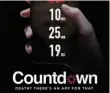  ??  ?? Countdown