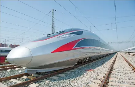  ?? Photo:VCG ?? A fleet of Fuxing trains began operating between Beijing and Shanghai.