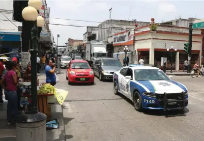  ?? YAZMÍN SÁNCHEZ ?? Se ha visto una mejoría en la percepción de seguridad gracias a la vigilancia en la ciudad.