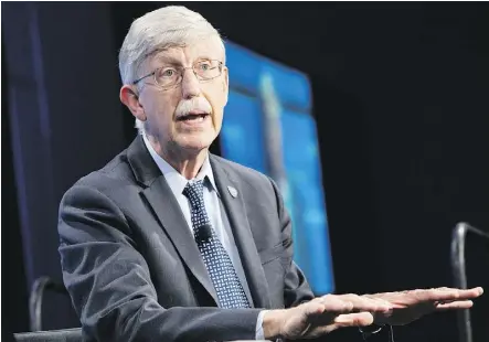  ?? KRISTOFFER TRIPPLAAR/THE WASHINGTON POST ?? Francis Collins, director of the National Institutes of Health, said he is concerned about the use of in vitro fertilizat­ion to screen for particular characteri­stics.