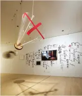  ??  ?? Sound installati­on “‘F’ to Bill” by Gwendoline Cho-ning Kam