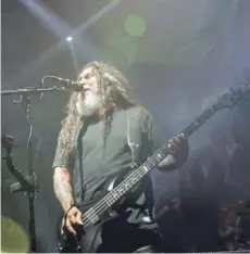  ?? FOTO:JOSE LUIS MUÑOZ ?? El vocalista, Tom Araya.