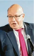  ?? Foto: Kay Nietfeld, dpa ?? Wirtschaft­sminister Altmaier gibt sich sehr optimistis­ch.