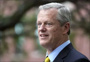  ?? Elise amendola / ap file ?? Gov. Charlie baker is abandoning his administra­tion's ambitious plan to create a multistate compact aimed at dramatical­ly reducing transporta­tion pollution after the deal failed to gain traction in other states.
