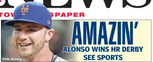  ??  ?? Pete Alonso