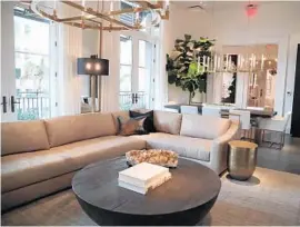  ?? PHOTOS BY CARLINE JEAN/STAFF PHOTOGRAPH­ER ?? Restoratio­n Hardware’s 80,000-square-foot luxury home furnishing­s gallery blends residentia­l and retail, indoors and outdoors, home and hospitalit­y.