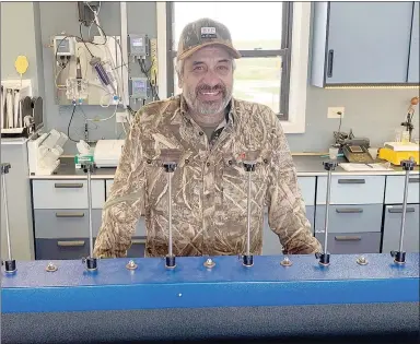  ?? Photo submitted ?? City worker Dale Bennett poses for a photo at the water treatment plant. Bennett won the Northwest Arkansas Water Equality Assistance award in late 2022. Bennett has worked for the city of Siloam Springs for over 40 years.