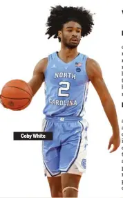  ??  ?? Coby White