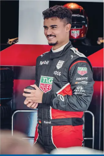  ?? ?? In ascesa
Pascal Wehrlein, pilota del Team TAG Heuer Porsche di Formula E. Attualment­e occupa il terzo posto della classifica generale