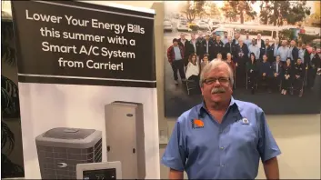  ?? PHOTO MARTHA GROVES
VIA CALMATTERS ?? Mike Carson, who owns an air-conditioni­ng company in Los angeles, says he doesn’t mind the state’s latest family leave expansion, “but I hope that employees understand we still have a business to run.”