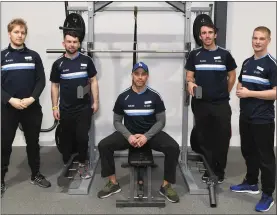  ?? Photos by Domnick Walsh ?? Meet the physical training team: John Keane, Michael Stack, Trevor Horan, Dylan O’Leary and Filip Bieszczani­n on hand to take everyone through their paces at the new stateof-the-art gym at the Listowel Community Centre.