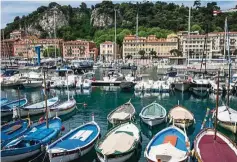  ??  ?? The harbour at Nice, France, the Star Breeze’s port of embarkatio­n.