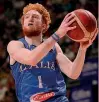  ??  ?? Novità Nico Mannion, 20 anni
Per presentare le due squadre, nell’aula magna dell’Acquacetos­a, il presidente della Fip Gianni Petrucci ha voluto Peppe Poeta, attuale play di Cremona, ed azzurro per