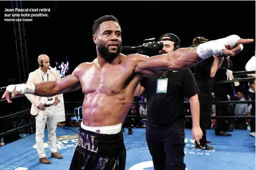  ?? PHOTO USA TODAY ?? Jean Pascal s’est retiré sur une note positive.