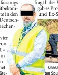  ??  ?? Qaeser A. (42): Ermittler sicherten Spuren nach seinem Attentat.