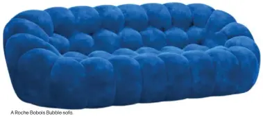  ?? ?? A Roche Bobois Bubble sofa.