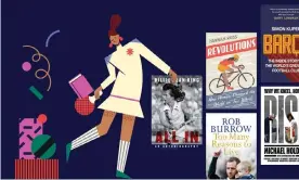  ?? Illustrati­on: Maïté Franchi/The Guardian ?? The best sport books of 2021.