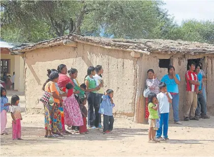  ??  ?? Santa Victoria Este. Allí vive la comunidad wichí de Salta que integraba la chica que murió el viernes.