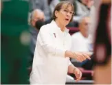  ?? EZRA SHAW/GETTY ?? At 69, Stanford women’s basketball coach Tara VanDerveer is in her 44th season on the bench. Swimming is one way she stays mentally and physically ready.