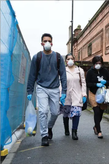  ??  ?? Iram Shafiq, 21, her mother Rifat, 43, and brother Amir, 23, live on Dalhousie Street