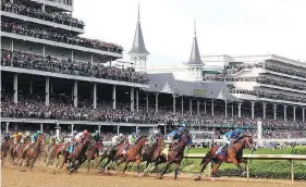  ?? SUPPLIED ?? The first leg in America’s Triple Crown, the Kentucky Derby caps a two-week festival of events that draws more than 150,000 people to Louisville each year.