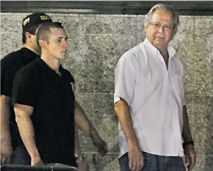  ??  ?? José Dirceu, de 70 anos, estava em prisão preventiva desde novembro de 2013