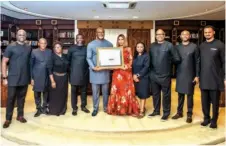  ??  ?? Pastor Yemi Adenuga ( left), Pastor Femi Ogorinde, Rev ‘ d Dr ( Mrs) Atinuke Ajala- Ogorinde, Pastor Kola Oladunmoye, Pastor Paul Adefarasin, Pastor Ifeanyi Adefarasin, Dr Jane Ebhomielen, Dr Austin Ebhomielen, Pastor Abraham Martin and Pastor Felix Nnaedozie