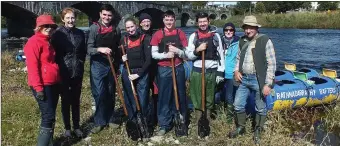  ??  ?? The Rathnadarr­ahy Rafters team of Eileen Collins, Margaret Quirke, Neilus Cotter, Kate Limehan, Bernard Linehan, Robert Quirke, Con Guiney, Mary Linehan and John Collins.