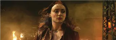  ?? DISNEY ?? JEAN GREY: Sophie Turner memerankan karakter yang jadi pusat cerita di film X-Men terbaru, Dark Phoenix.