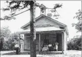  ??  ?? JOURNAL SENTINELFI­LES This 1932 photo shows the old dining hall at the Jacob Nunnemache­r Distillery with the original bell that summoned workers to meals.